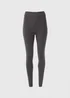 Charcoal Cotton Leggings - 8 Image 5