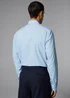 Taylor & Wright Blue Textured Regular Fit Shirt - Small Image 3