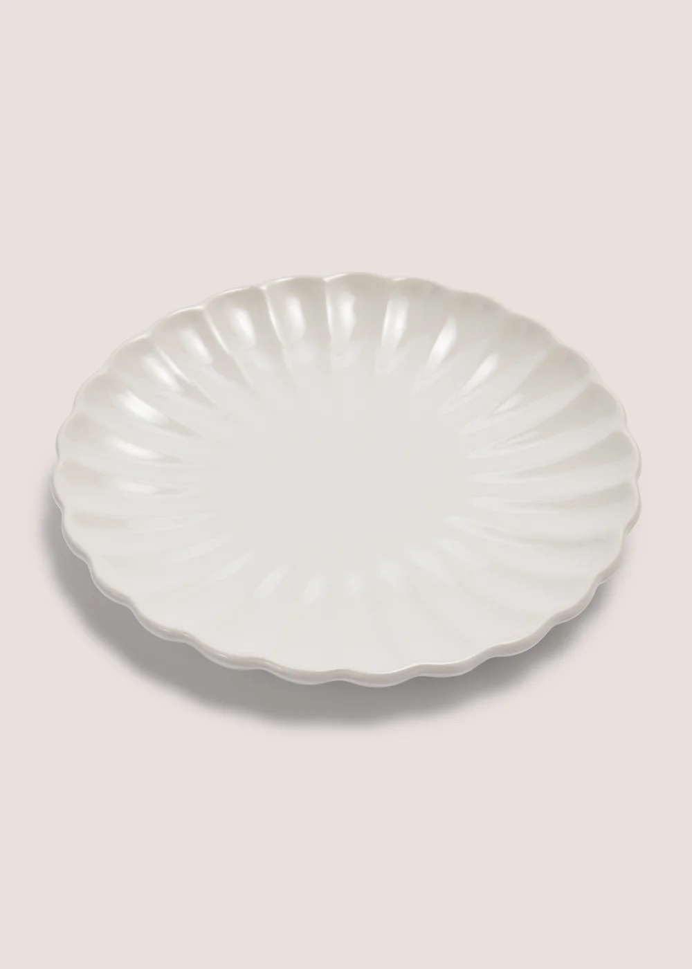 Natural Scalloped Side Plate Image 1
