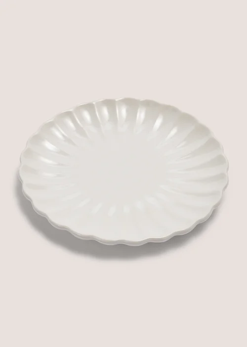 Natural Scalloped Side Plate Image 1