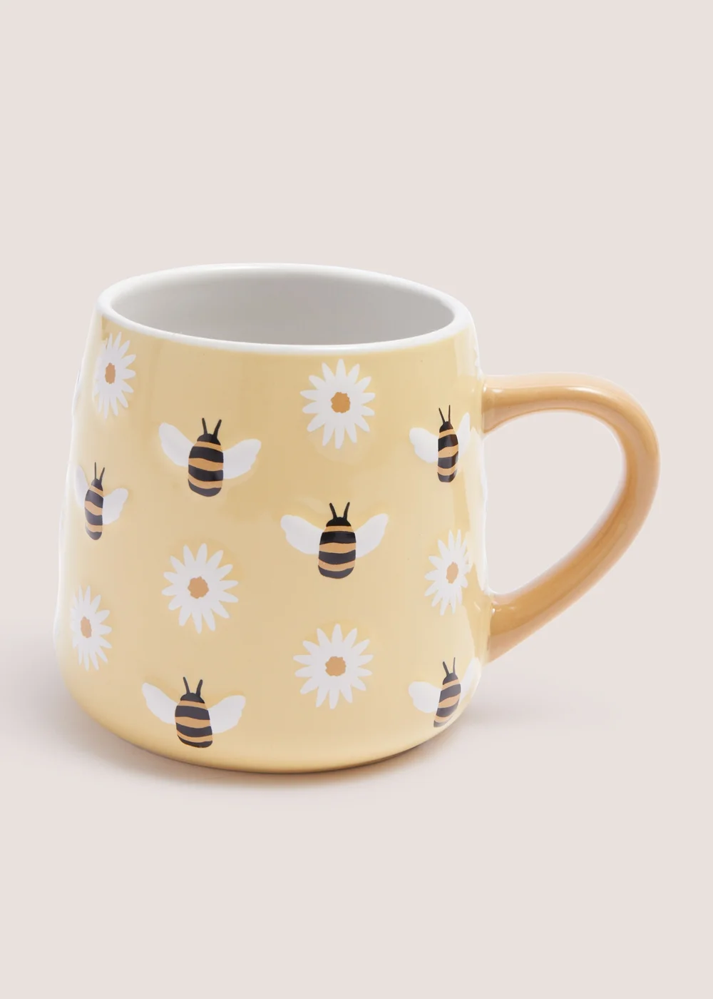 Yellow Bee Daisy Mug (9cm x 7.5cm) Image 1