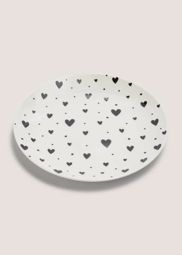 Black Heart Side Plate