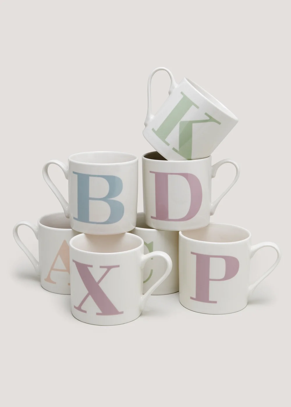 White Letter Mug - A Image 2