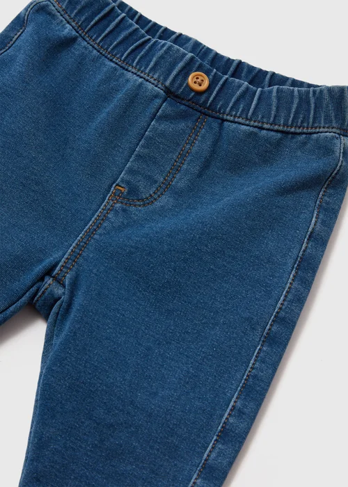 Baby Blue Denim Jeans (Newborn-23mths) - Up to 1 Month Image 2
