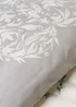 Grey Floral Hearts Duvet Set - Single Image 3