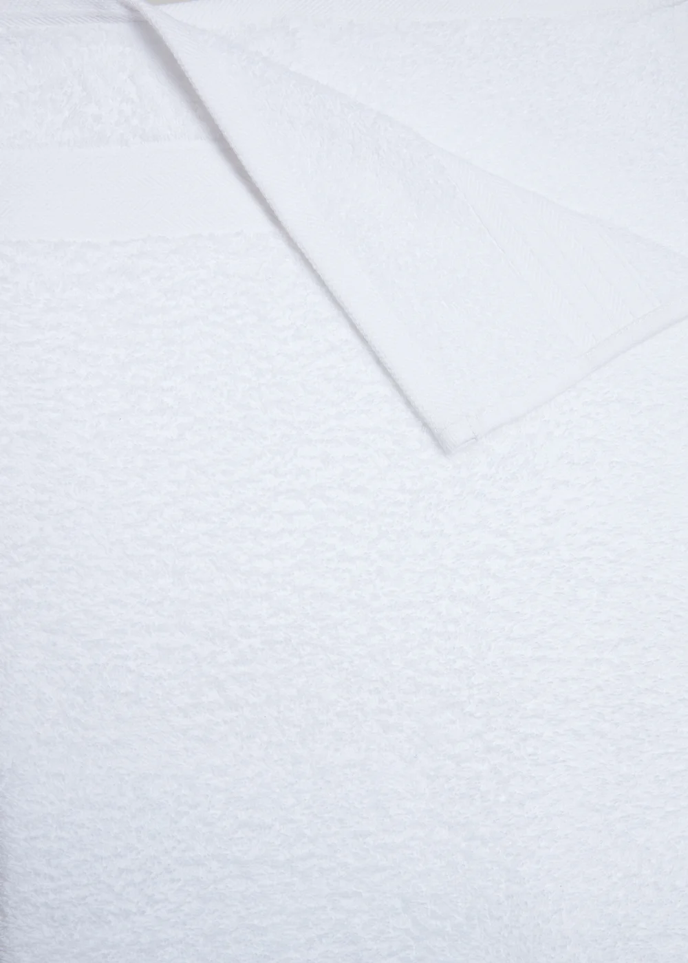 White 100% Cotton Towels - Hand Towel Image 2