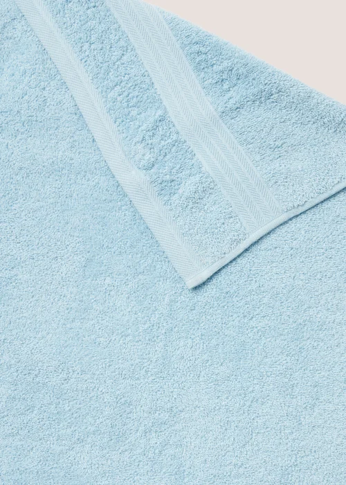 Blue 100% Cotton Towels - Hand Towel Image 2