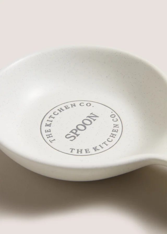 Kitchen Co White Spoon Rest