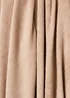 Beige Plain Throw (130cm x 150cm) Image 2