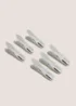 24 Pack Grey Soft Grip Pegs Image 1