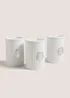 White Tea/Coffee/Sugar Canisters Image 1