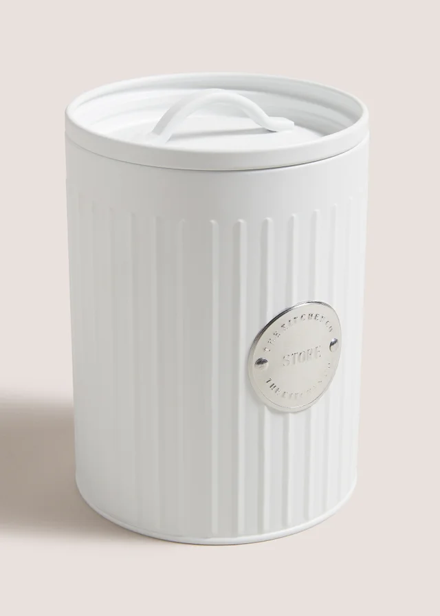 The Kitchen Co White Store Tin