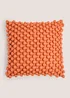 Orange Bobble Cushion Image 1