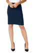 Roman Navy Short Textured Elastic Waist Jersey Skirt - Size 12 Image 2