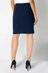 Roman Navy Short Textured Elastic Waist Jersey Skirt - Size 12 Image 4