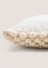 Cream Bobble Cushion Image 2
