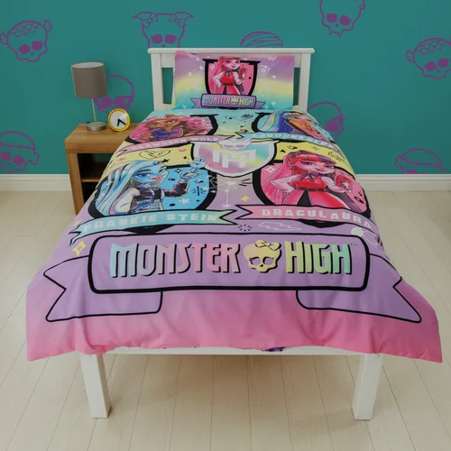 Monster High Fierce Single Panel Duvet Set - Single Image 1
