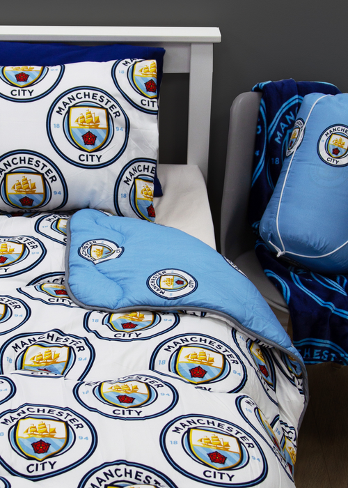 Manchester City FC Coverless Quilt (10.5 Tog) - Single Image 4