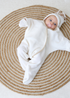 Clair de Lune Star Fleece Cream Wrap Blanket - Up to 1 Month Image 1