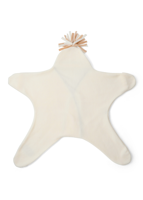 Clair de Lune Star Fleece Cream Wrap Blanket - Up to 1 Month Image 3