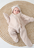 Clair de Lune Star Fleece Beige Wrap Blanket - Up to 1 Month Image 1