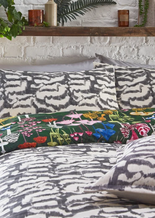 furn. Amanita Abstract Mushroom Duvet Cover Set - Double Image 4