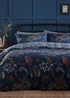 furn. Forest Fauna Woodland Duvet Cover Set Navy - Double Image 2