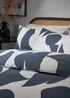 Hoem Meta Abstract Cotton Rich Duvet Cover Set Blue - Single Image 3
