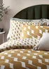 Hoem Zabine Abstract Cotton Rich Duvet Cover Set Honey - Double Image 3