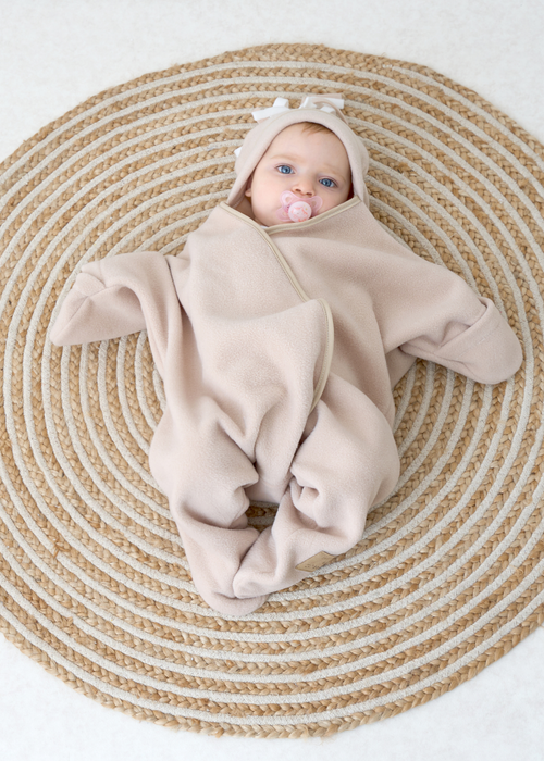 Clair de Lune Star Fleece Baby Wrap Blanket 6-12 Months - Age 6 - 12 Months Image 1