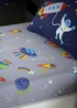Catherine Lansfield Lost In Space Fitted Sheet - Junior Image 1