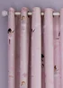 Catherine Lansfield Dancing Fairies Fully Reversible Lined Curtains - 66W X 72D (168x183cm) Image 3