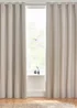 furn. Dawn 100% Blackout Thermal Eyelet Curtains Linen - ZAC Image 4