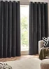 Yard Heavy Chenille Velvet Eyelet Curtains - 46W X 54D (117x137cm) Image 2