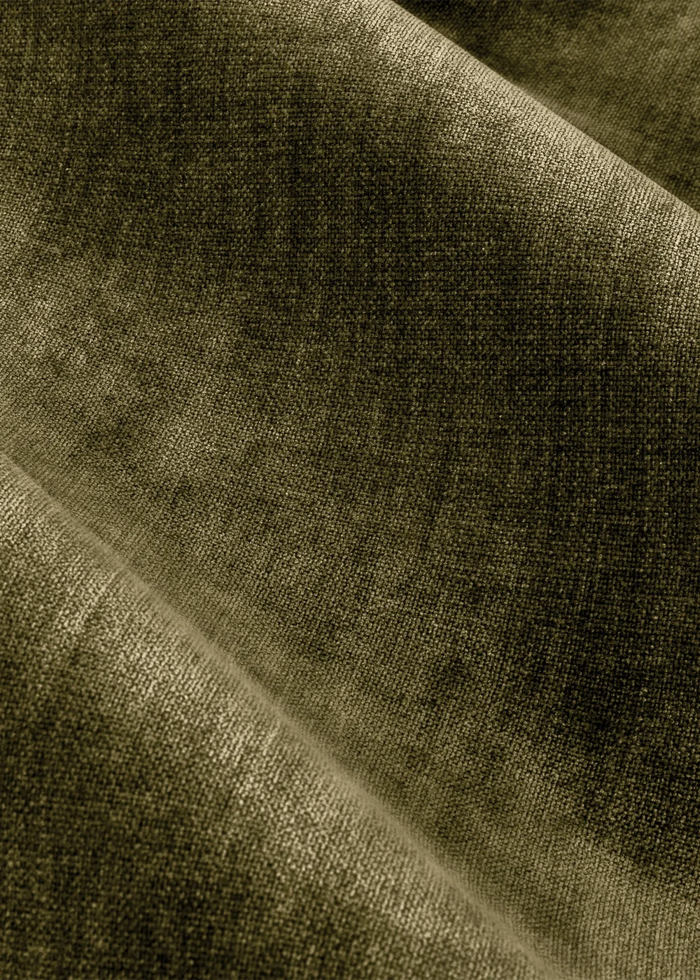 Yard Heavy Chenille Velvet Eyelet Curtains Olive - ZAC Image 5