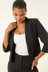 Roman Black 3/4 Sleeve Rochette Jacket - 14 Image 1