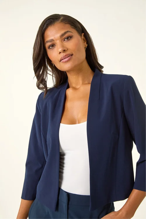 Roman Navy 3/4 Sleeve Rochette Jacket - 16 Image 1