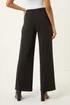 Roman Black Wide Leg Stretch Trousers - 20 Image 4