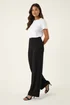 Roman Black Wide Leg Stretch Trousers - 20 Image 1