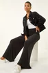 Roman Black Wide Leg Stretch Trousers - 20 Image 2