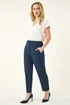 Roman Navy Short Straight Leg Stretch Trouser - 16 Image 2