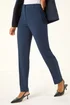 Roman Navy Long Straight Leg Stretch Trouser - 8 Image 4