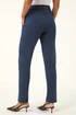 Roman Navy Long Straight Leg Stretch Trouser - 8 Image 3