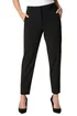 Roman Black Short Straight Leg Stretch Trouser - 14 Image 1