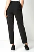 Roman Black Short Straight Leg Stretch Trouser - 14 Image 2