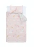 Catherine Lansfield Fairytale Unicorn Reversible Duvet Cover Set Pink - Single Image 5