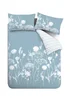Catherine Lansfield Meadowsweet Floral Reversible Duvet Cover Set Sea Spray Blue - Single Image 5