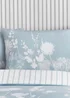 Catherine Lansfield Meadowsweet Floral Reversible Duvet Cover Set Sea Spray Blue - Single Image 3