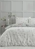 Catherine Lansfield Songbird Reversible Duvet Cover Set Sage Green - Single Image 2