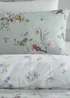 Catherine Lansfield Songbird Reversible Duvet Cover Set Sage Green - Single Image 3